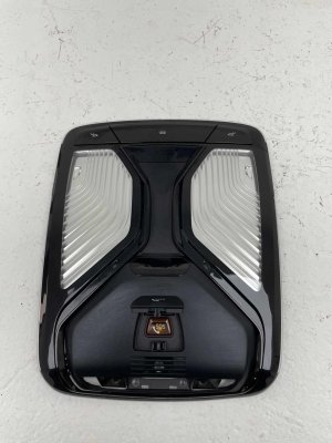 2017-2024 BMW X3 Black Overhead Roof Console with Dome Light - Front (Used OEM)