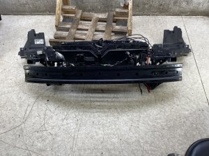 2016-2024 Tesla X Radiator Support Assembly with Reinforcement Bar and Hood Latch (Used OEM)