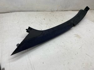  Tesla Model x Black Suede Upper A-Pillar Trim Panel - Front (Used OEM)