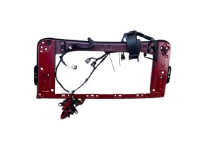  Tesla Model x Red Falcon Door Upper Frame Bracket Hinge with Wire Harness - Rear, Left (Driver) (Used OEM)