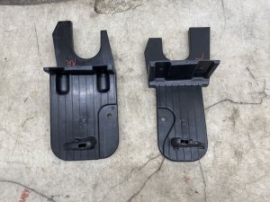  Tesla Model x Trunk Load Floor Support Bracket Set - Rear (Used OEM)