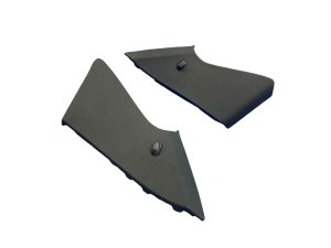 2008-2015 Audi R8 Black Upper C-Pillar Trim Cover Panel Set - Rear (Used OEM)