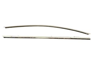 2012-2018 Bentley Continental Silver Outer Door Trim Set - Front (Used OEM)