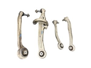2012-2018 Bentley Continental Upper and Lower Suspension Control Arm Set - Front, Left (Driver) (Used OEM)