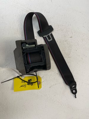 2021-2025 BMW M3 Black Seat Belt Assembly - Rear, Right (Passenger) (Used OEM)