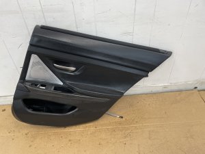 2013-2018 BMW 650i Black Door Interior Trim Panel - Rear, Right (Passenger) (Used OEM)