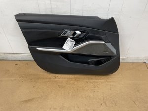 2019-2025 BMW 328i Black Door Interior Trim Panel - Front, Left (Driver) (Used OEM)