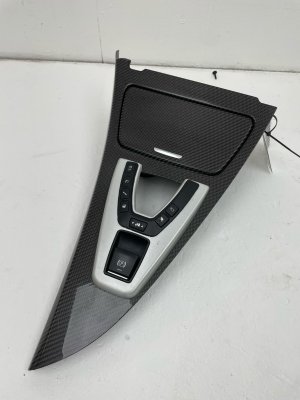 2014-2019 BMW M6 Black Upper Center Console Trim Bezel with Navigation Touch Pad Control (Used OEM)