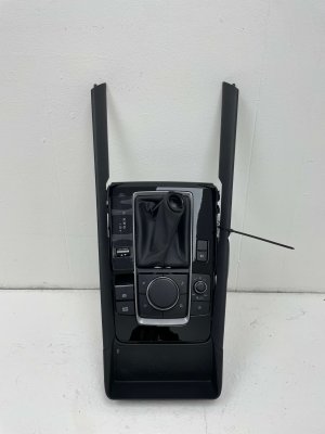 2023-2025 Mazda CX-50 Black w/ Brown Center Console Upper Trim Bezel with Control Switches - Front (Used OEM)