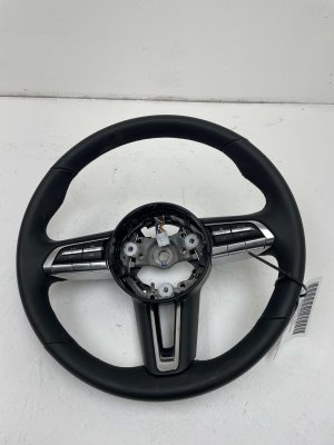 2023-2025 Mazda CX-50 Black Leather Steering Wheel with Control Switches - Front (Used OEM)