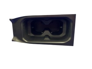 2025-2026 Nissan Kicks Black Center Console Dual Cup Holder Trim Cover Panel - Front (Used OEM)