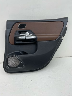 2020-2023 Mercedes-Benz GLB250 Bahia Brown Door Interior Trim Panel - Rear, Right (Passenger) (Used OEM)