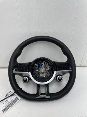 2023-2026 Maserati Grecale Black Heated Leather Steering Wheel with Controls (Used OEM)