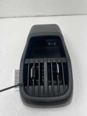 2024-2026 Hyundai Kona Black Center Console Storage Air Vent Trim Panel - Rear (Used OEM)