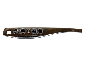 2014-2017 Mercedes-Benz S320 Dash Center Air Vent and Wood Trim Molding Panel with Clock - Front (Used OEM)