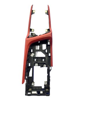 2017-2023 Audi R8 Red Center Console Base Trim Cover Panel - Front (Used OEM)