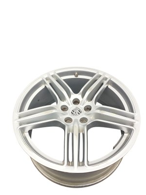 2019-2021 Porsche Macan Silver 19x8.5 5-Triple-Spoke Silver Alloy Wheel (Used OEM)