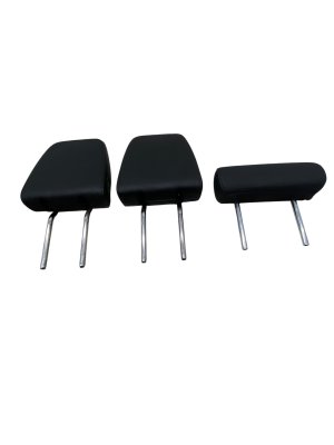 2020-2025 GMC Sierra 2500 HD Jet Black Leather Seat Headrest Set - Rear, Right (Passenger) (Used OEM)