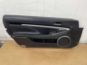 2016-2017 Lexus RC200t Black Door Interior Trim Panel - Front, Left (Driver) (Used OEM)