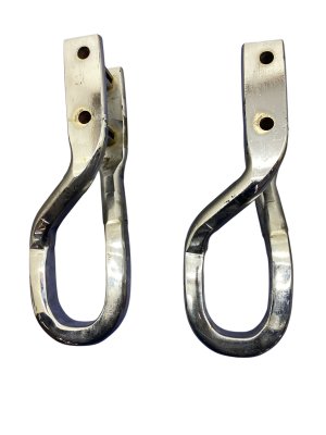 2020-2025 GMC Sierra 2500 HD Chrome Chrome Tow Hooks - Front (Used OEM)