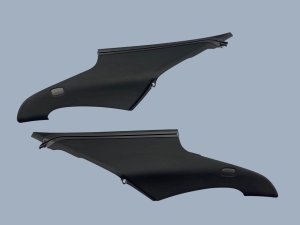 2014-2017 Mercedes-Benz S320 Black C-Pillar Exterior Trim Panel Set - Rear (Used OEM)