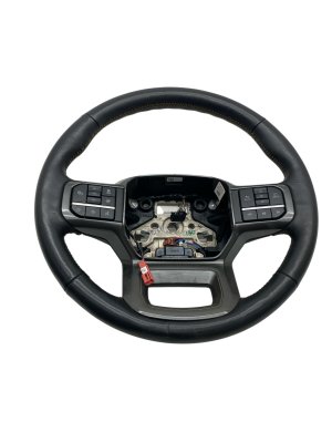 2021-2025 Ford F-150 Black Leatherette Steering Wheel with Adaptive Cruise Control (Used OEM)