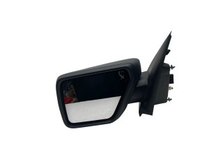 2024 Ford F-150 Lightning Black Power Folding Door/Side View Mirror with Memory, Blind Spot, Camera and Spotlight - Left (Driver) (Used OEM)