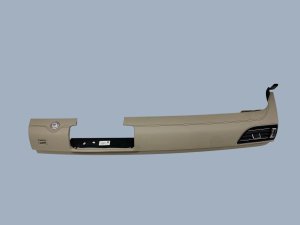2018-2021 Lincoln Navigator Tan Dash Center Trim Panel with Air Vent and Ignition Switch - Front (Used OEM)