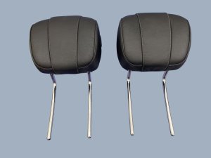 2014-2017 Mercedes-Benz S320 Black Seat Leather Headrest - Front, Right (Passenger) (Used OEM)