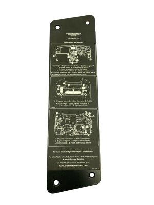 2010-2019 Aston Martin Rapide Door Interior Trim Panel - Front, Right (Passenger) (Used OEM)