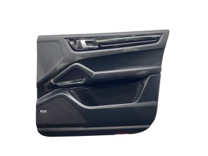 2019-2023 Porsche Cayenne Black Door Interior Trim Panel - Front, Right (Passenger) (Used OEM)