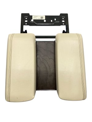 2018-2021 Lincoln Navigator Tan Center Console Armrest Cover Lid Assembly - Front (Used OEM)