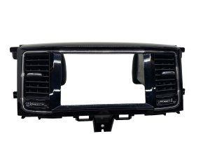 2011-2013 INFINITI QX56 Black Center Dashboard A/C Air Vent Grille and Display Trim Bezel (Used OEM)