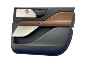 2020-2024 Lincoln Aviator Brown Door Interior Trim Panel - Front, Right (Passenger) (Used OEM)