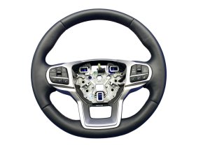 2025 Ford Explorer Black Leather Steering Wheel - Front (Used OEM)