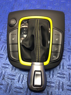 2018-2021 Hyundai Kona Center Console Gear Shifter Switch Panel with Wireless Charger (Used OEM)