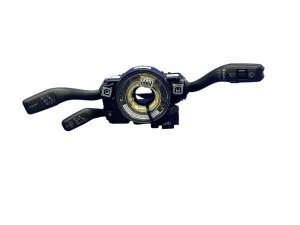2010-2013 Audi A3 Black Turn Signal Wiper Cruise Control Combination Switch Assembly with Clock Spring (Used OEM)