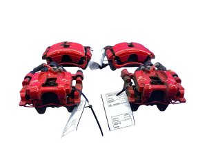 2015-2020 Audi S3 Red Front and Rear Disc Brake Caliper Set (Used OEM)