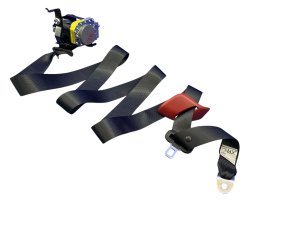 2015-2024 Lexus RC350 Black Seat Belt Assembly - Rear, Left (Driver) (Used OEM)