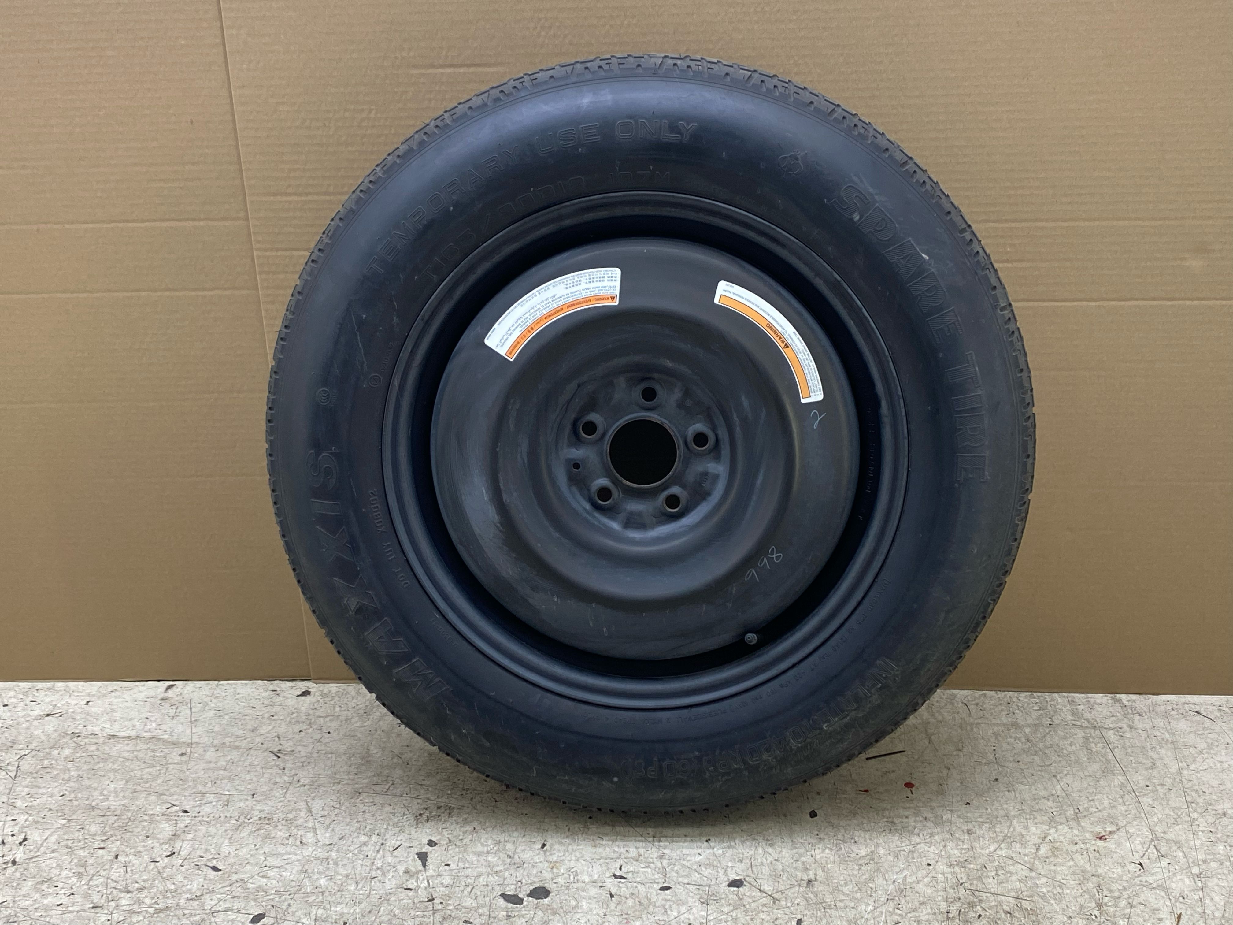 2023-2024 Nissan Murano 18x4 Compact Emergency Spare Wheel (Used OEM)