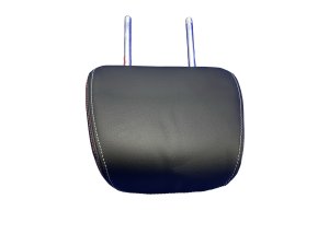 2025 Nissan Kicks Black Outer Seat Leatherette Headrest - Rear, Right (Passenger) (Used OEM)