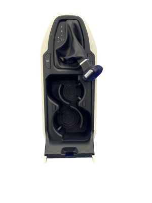 2025 Kia K4 Black Center Console Gear Shift Trim Cover Panel with Shifter Knob - Front (Used OEM)