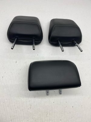 2022-2025 INFINITI QX60 Black 2nd Row Bench Seat Headrest Set - Rear, Right (Passenger) (Used OEM)