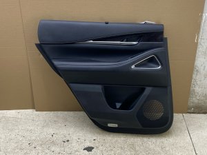 2022-2025 INFINITI QX60 Black Door Interior Trim Panel - Rear, Left (Driver) (Used OEM)