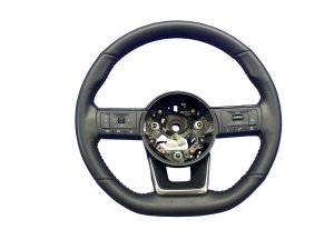 2025-2026 Nissan Kicks Black w/ Red Stitching Heated Leather Sport Steering Wheel - Front (Used OEM)
