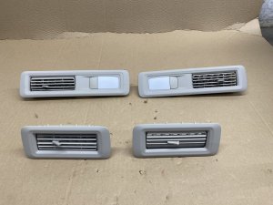 2022-2025 INFINITI QX60 Gray Overhead Roof A/C Air Vent Grille Set - Rear (Used OEM)
