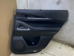 2022-2024 INFINITI QX60 Black Sensory Trim Door Interior Trim Panel - Rear, Right (Passenger) (Used OEM)