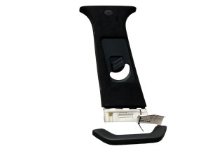 2024-2026 Kia EV9 Black Upper B-Pillar Trim Panel with Grab Handle - Front (Used OEM)