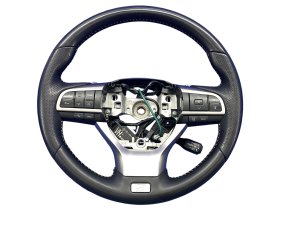 2016-2018 Lexus GS450h Black F Sport Leather Steering Wheel - Front (Used OEM)