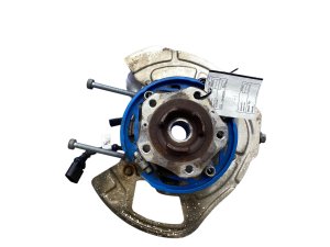 2017-2020 Porsche Panamera Front Steering Knuckle and Hub Bearing Assembly - Rear, Right (Passenger) (Used OEM)